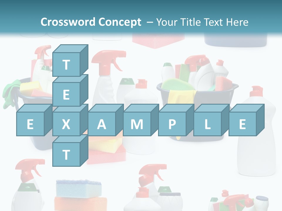 Rubber Household Equipment PowerPoint Template