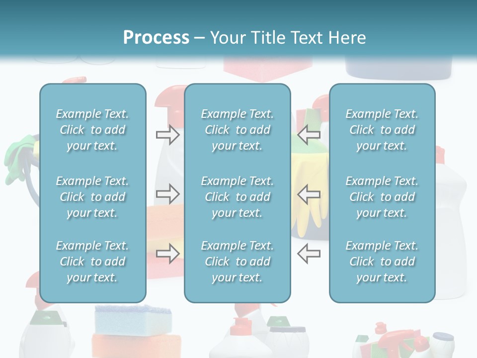 Rubber Household Equipment PowerPoint Template