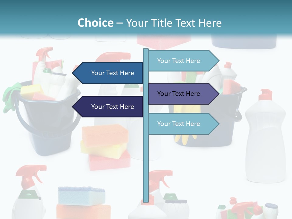 Rubber Household Equipment PowerPoint Template