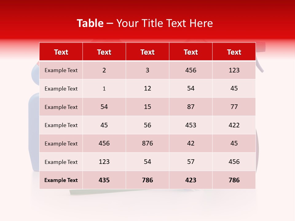 Bottle Cleaning Agent Spray Bottle PowerPoint Template