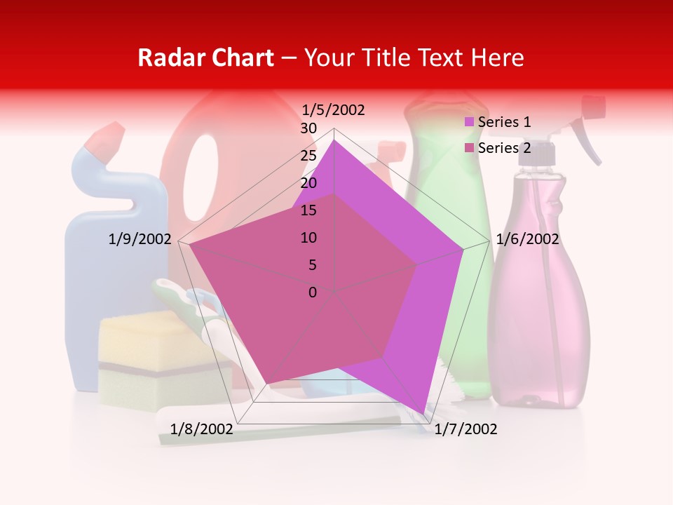 Bottle Cleaning Agent Spray Bottle PowerPoint Template