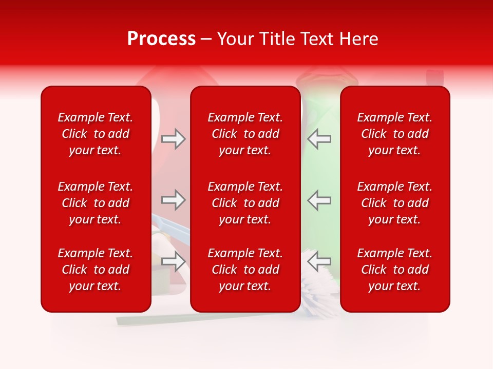 Bottle Cleaning Agent Spray Bottle PowerPoint Template