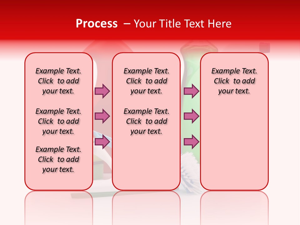 Bottle Cleaning Agent Spray Bottle PowerPoint Template