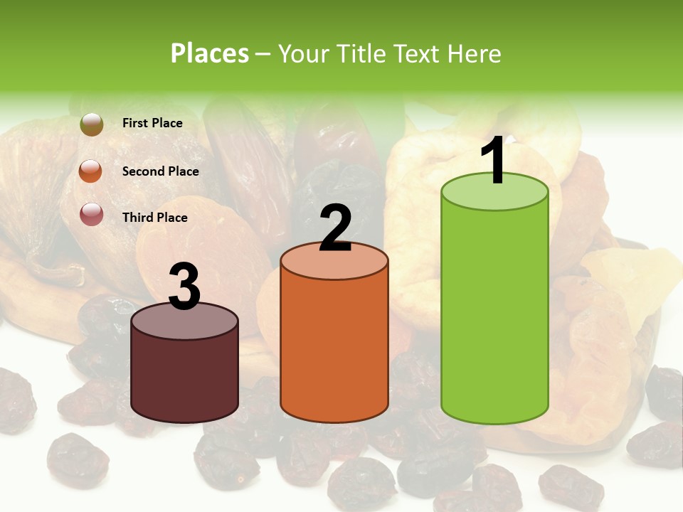 Trockenfrucht Cranberry Preiselbeere PowerPoint Template