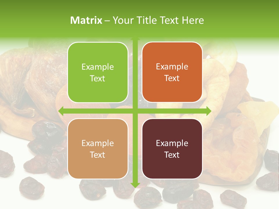 Trockenfrucht Cranberry Preiselbeere PowerPoint Template