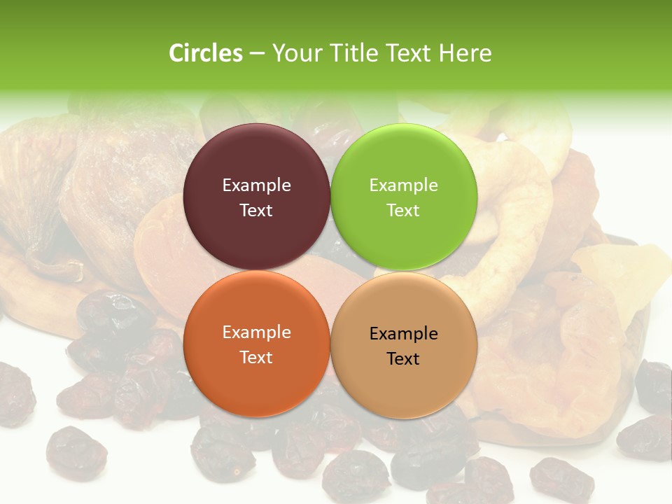 Trockenfrucht Cranberry Preiselbeere PowerPoint Template