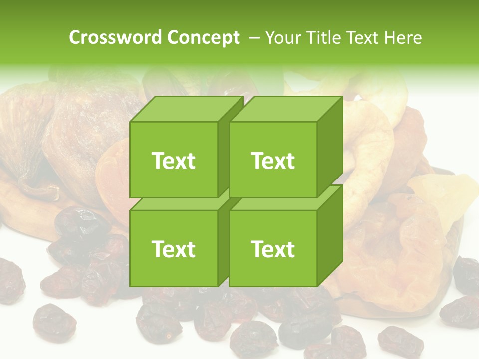 Trockenfrucht Cranberry Preiselbeere PowerPoint Template