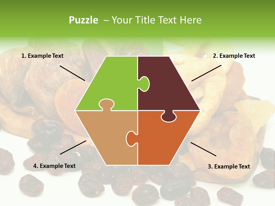 Trockenfrucht Cranberry Preiselbeere PowerPoint Template