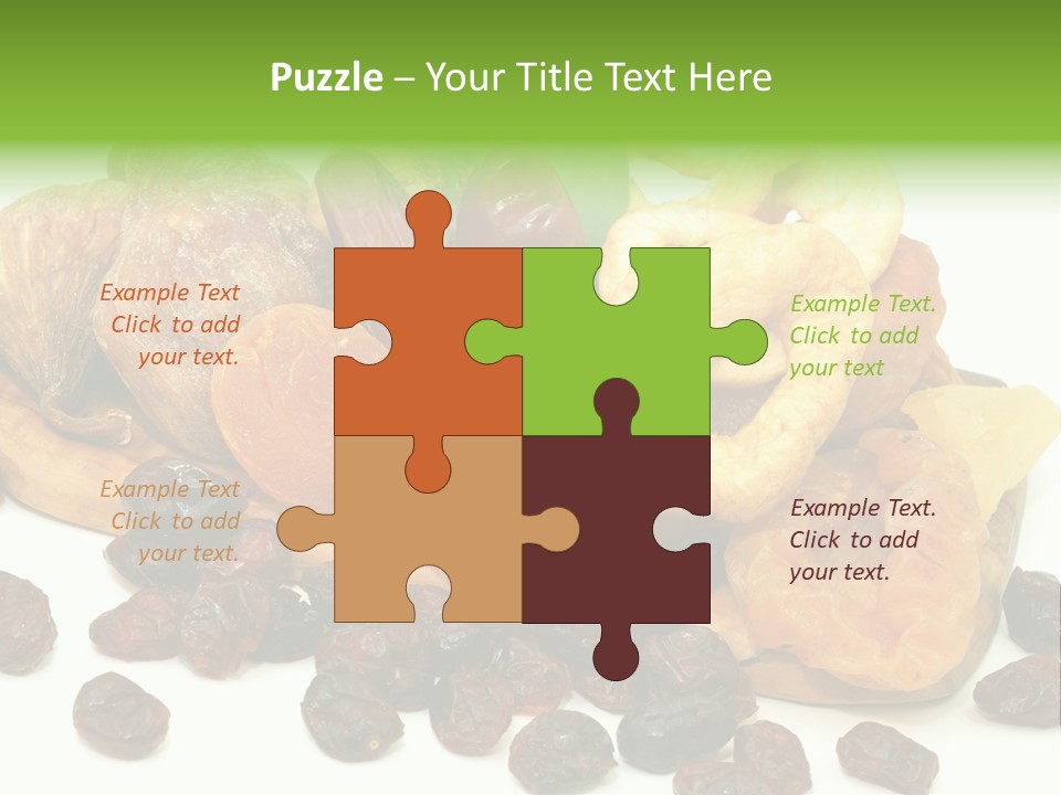 Trockenfrucht Cranberry Preiselbeere PowerPoint Template