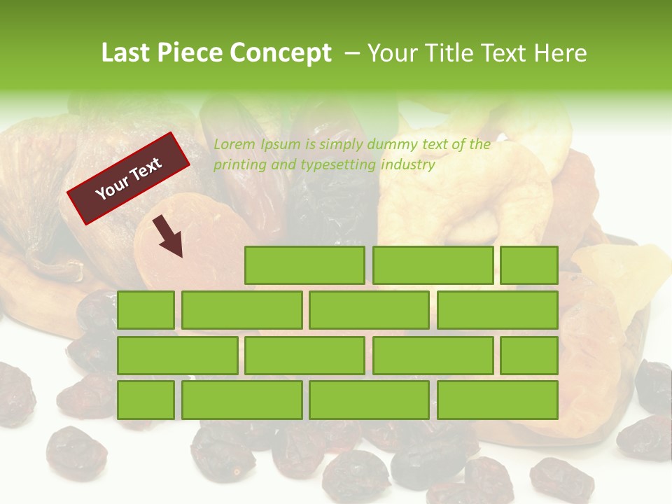 Trockenfrucht Cranberry Preiselbeere PowerPoint Template