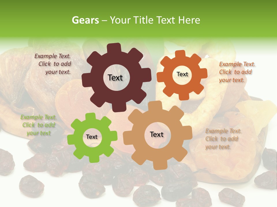 Trockenfrucht Cranberry Preiselbeere PowerPoint Template