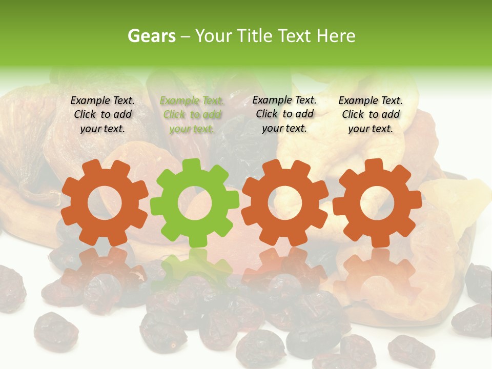 Trockenfrucht Cranberry Preiselbeere PowerPoint Template