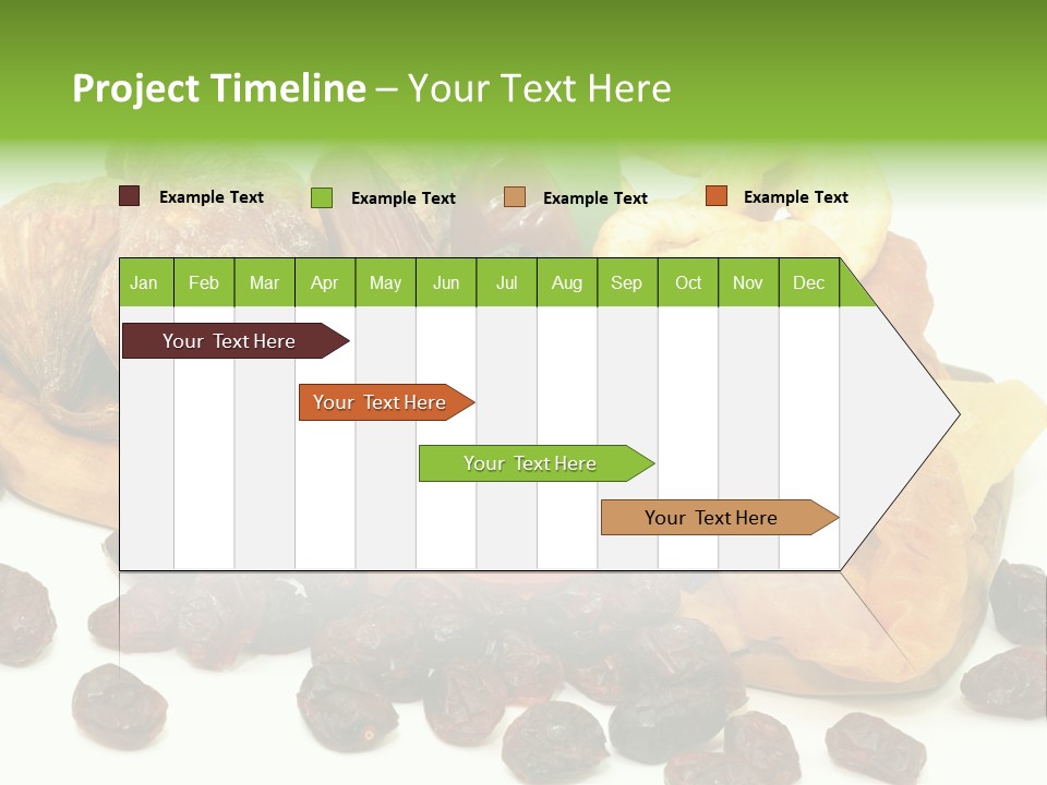 Trockenfrucht Cranberry Preiselbeere PowerPoint Template