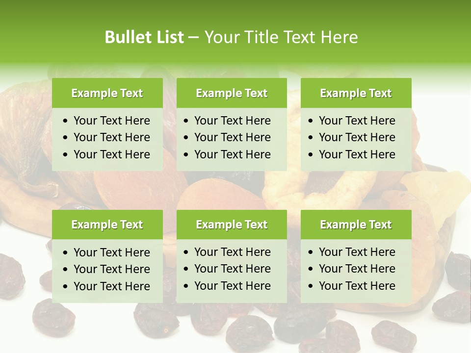 Trockenfrucht Cranberry Preiselbeere PowerPoint Template