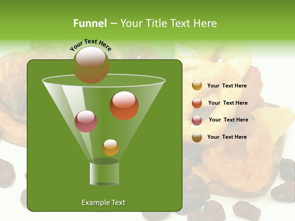 Trockenfrucht Cranberry Preiselbeere PowerPoint Template