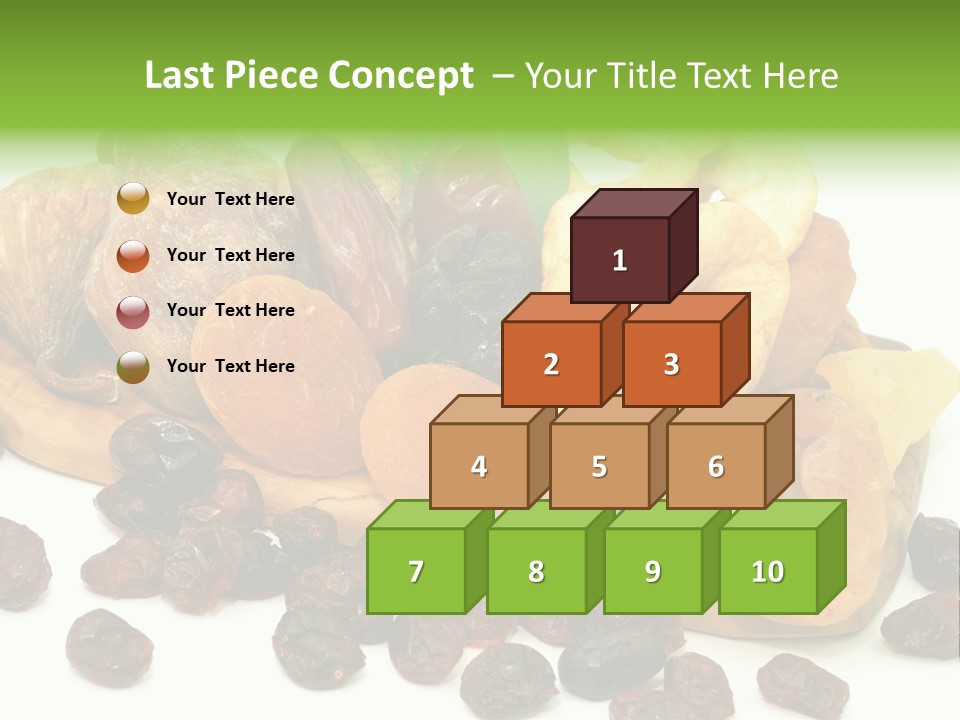 Trockenfrucht Cranberry Preiselbeere PowerPoint Template