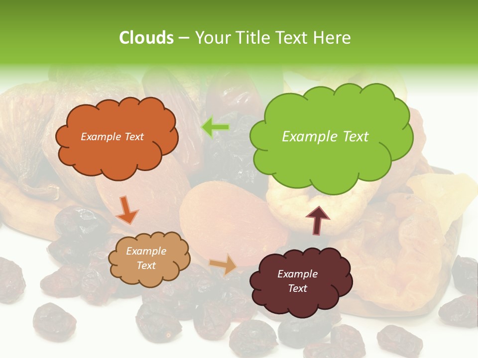 Trockenfrucht Cranberry Preiselbeere PowerPoint Template