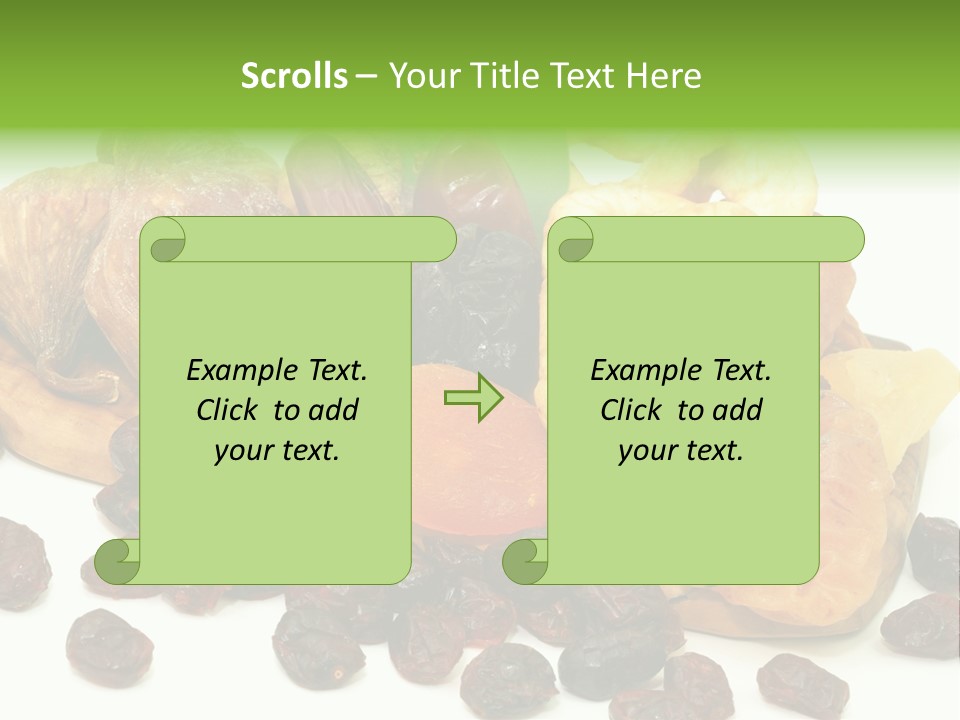 Trockenfrucht Cranberry Preiselbeere PowerPoint Template