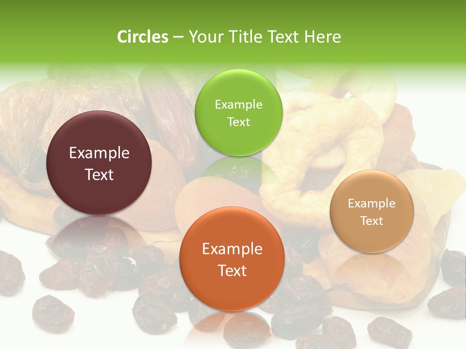 Trockenfrucht Cranberry Preiselbeere PowerPoint Template