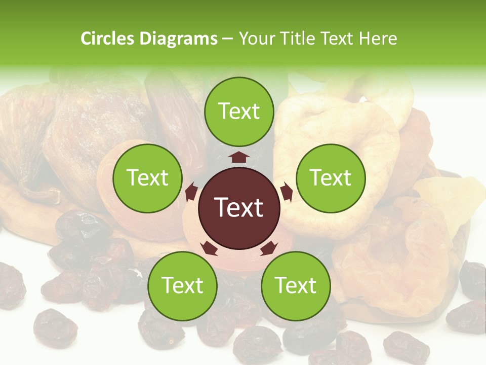 Trockenfrucht Cranberry Preiselbeere PowerPoint Template