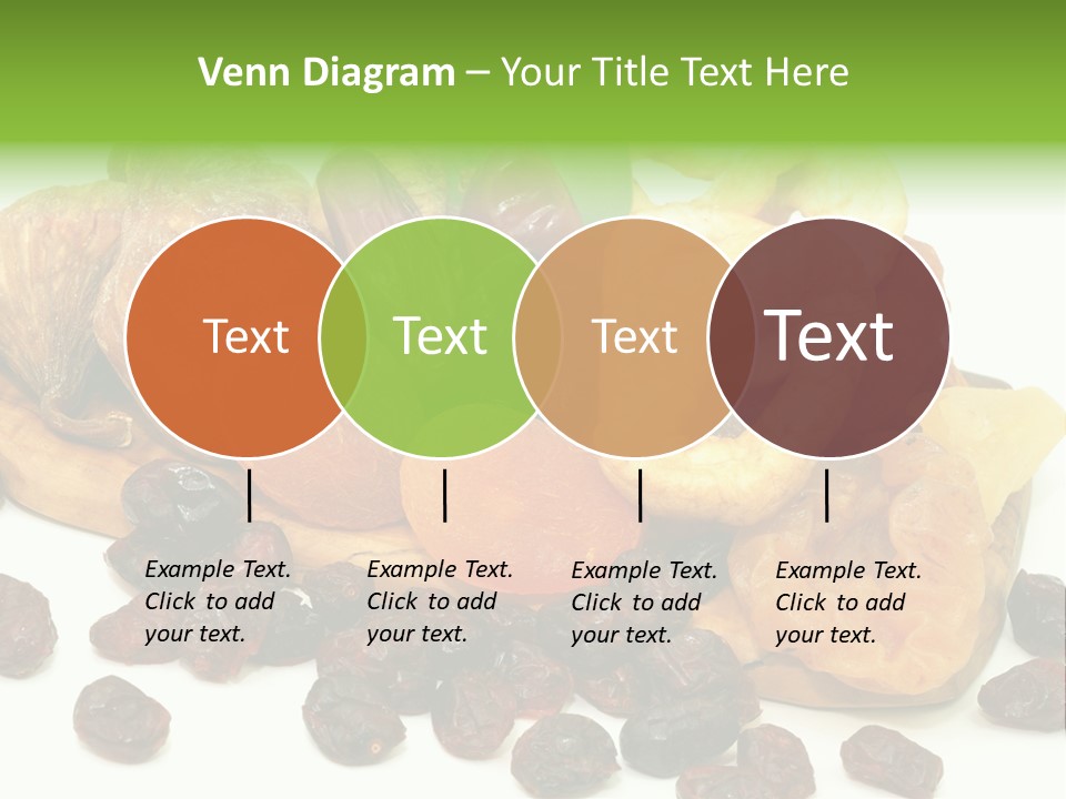 Trockenfrucht Cranberry Preiselbeere PowerPoint Template