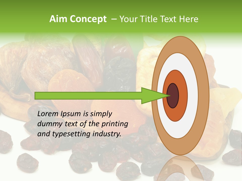 Trockenfrucht Cranberry Preiselbeere PowerPoint Template