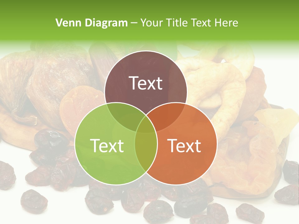 Trockenfrucht Cranberry Preiselbeere PowerPoint Template