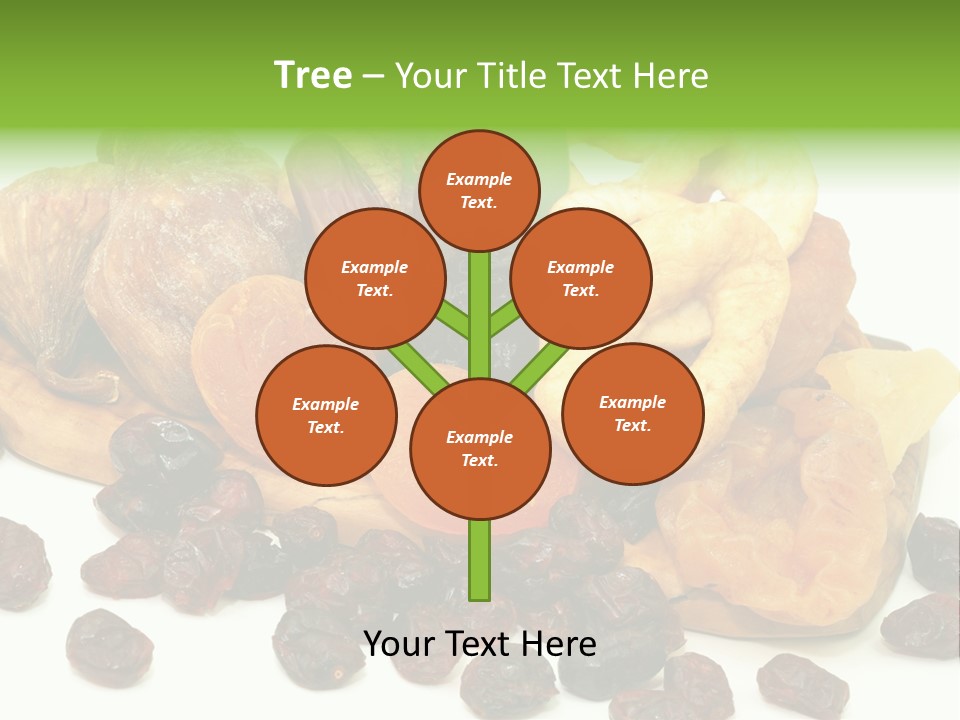 Trockenfrucht Cranberry Preiselbeere PowerPoint Template