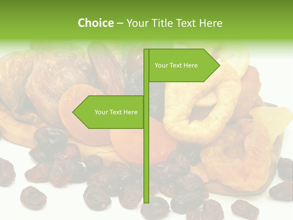 Trockenfrucht Cranberry Preiselbeere PowerPoint Template