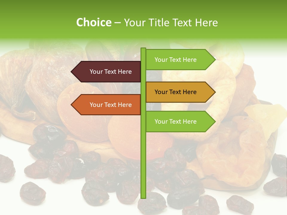 Trockenfrucht Cranberry Preiselbeere PowerPoint Template