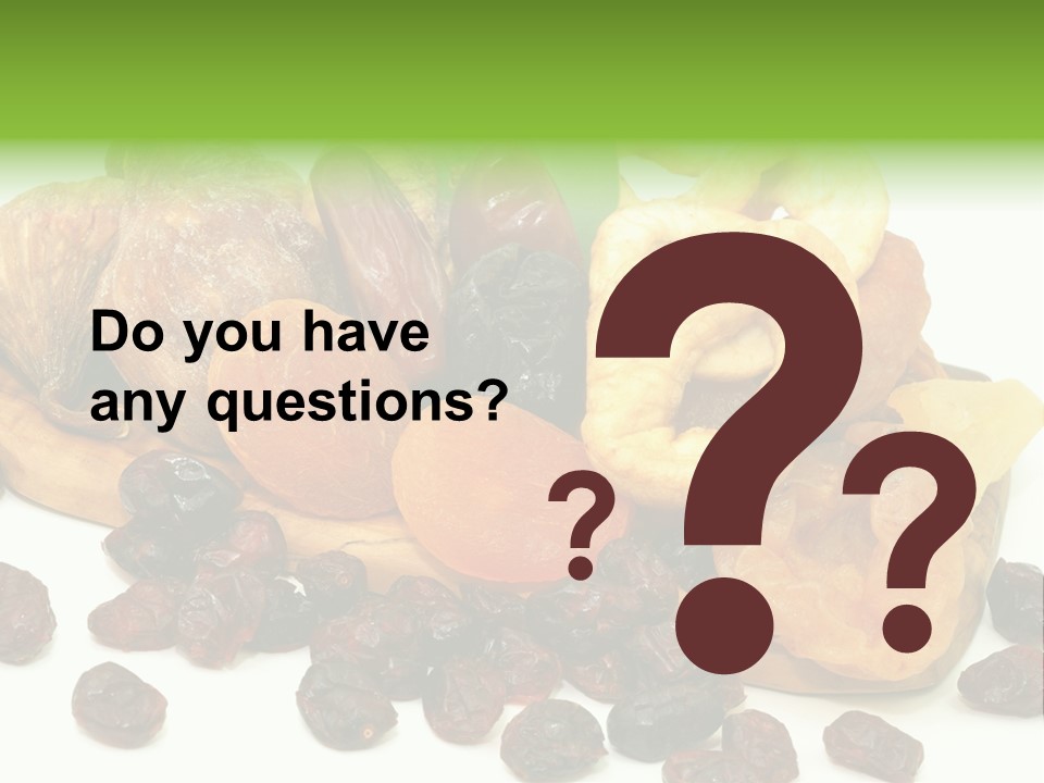 Trockenfrucht Cranberry Preiselbeere PowerPoint Template