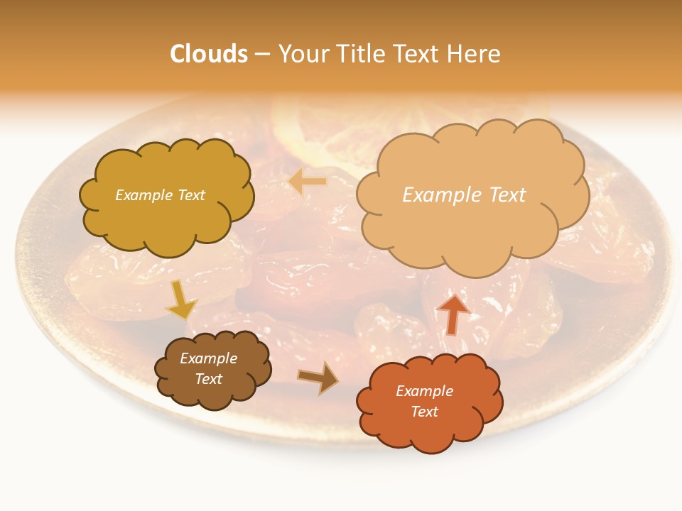 Sultaninen Obstprodukt Weihnachten PowerPoint Template