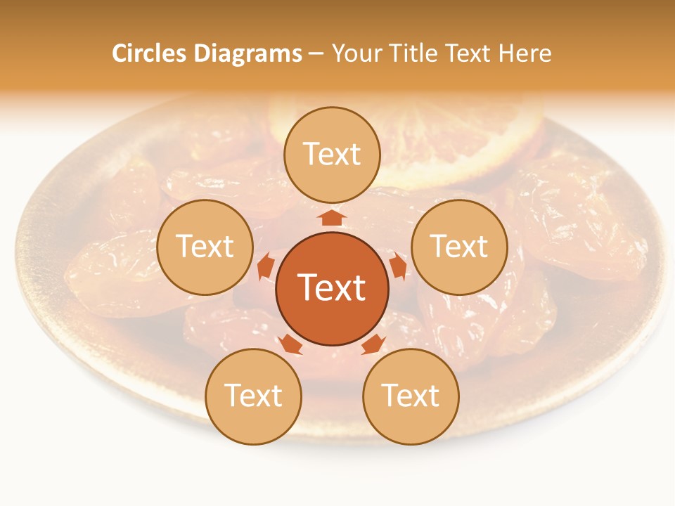 Sultaninen Obstprodukt Weihnachten PowerPoint Template
