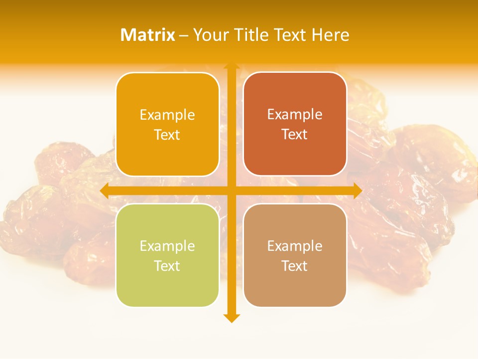 Obst Backzutaten Trockenobst PowerPoint Template