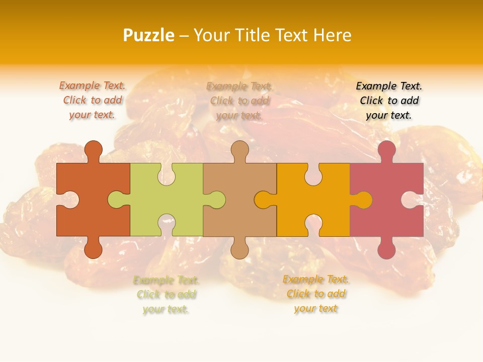 Obst Backzutaten Trockenobst PowerPoint Template