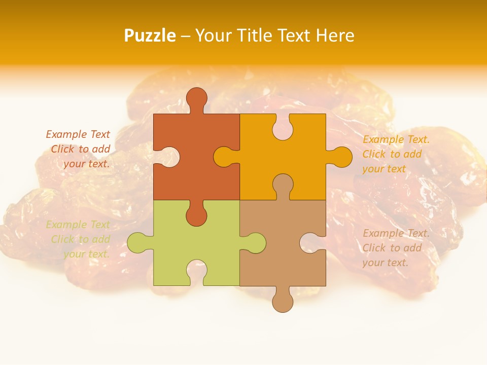 Obst Backzutaten Trockenobst PowerPoint Template