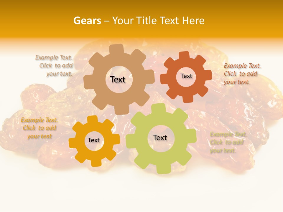 Obst Backzutaten Trockenobst PowerPoint Template