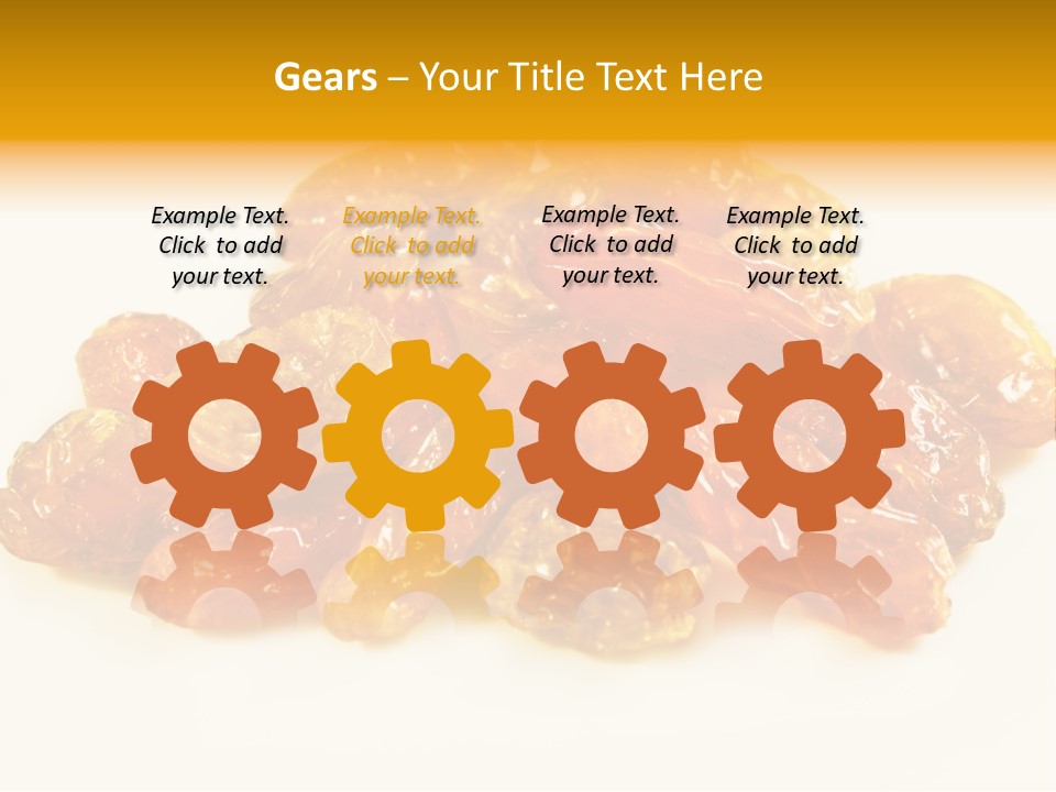 Obst Backzutaten Trockenobst PowerPoint Template