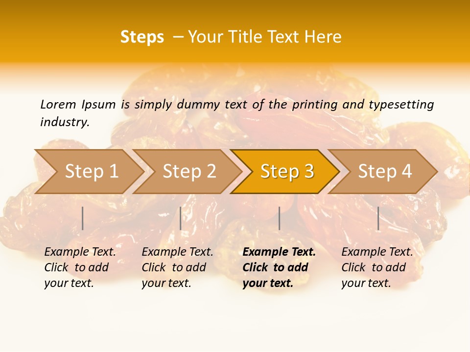 Obst Backzutaten Trockenobst PowerPoint Template