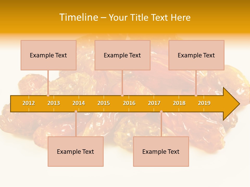 Obst Backzutaten Trockenobst PowerPoint Template