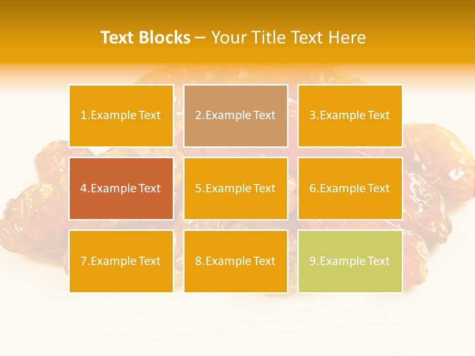 Obst Backzutaten Trockenobst PowerPoint Template