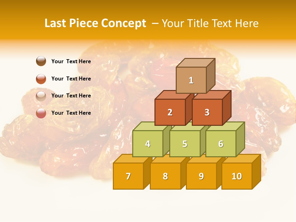 Obst Backzutaten Trockenobst PowerPoint Template