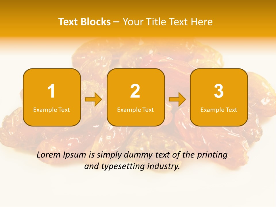 Obst Backzutaten Trockenobst PowerPoint Template