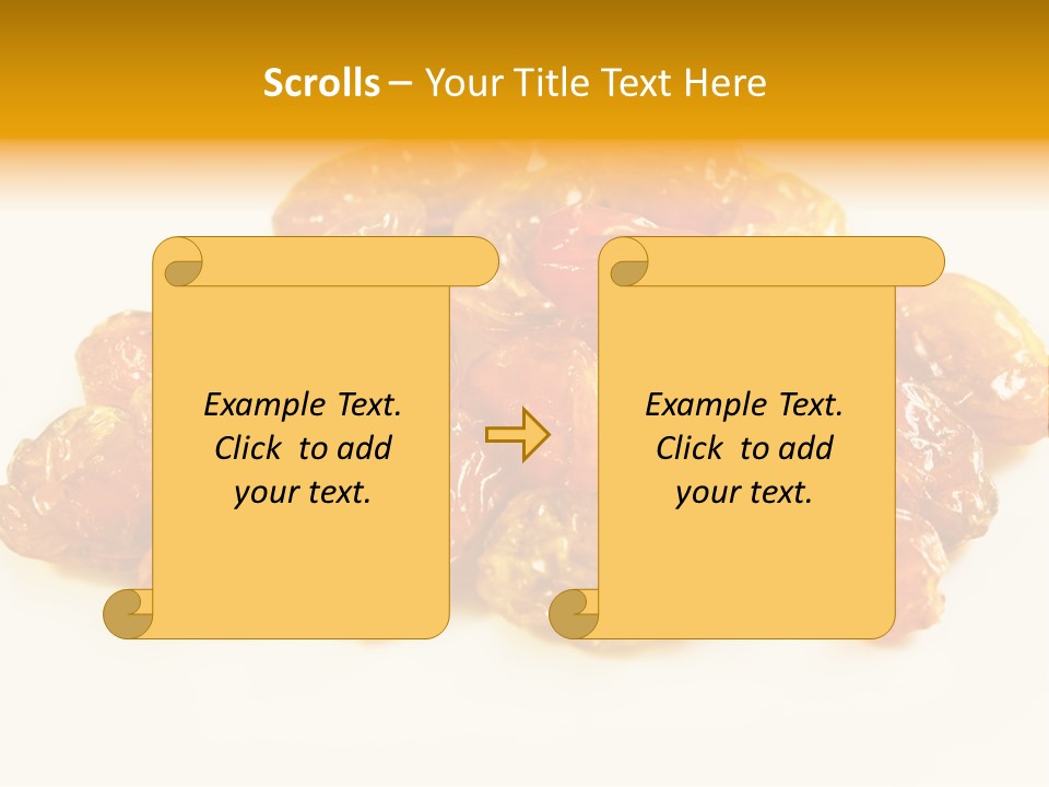 Obst Backzutaten Trockenobst PowerPoint Template