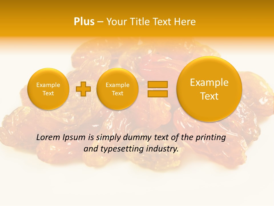 Obst Backzutaten Trockenobst PowerPoint Template