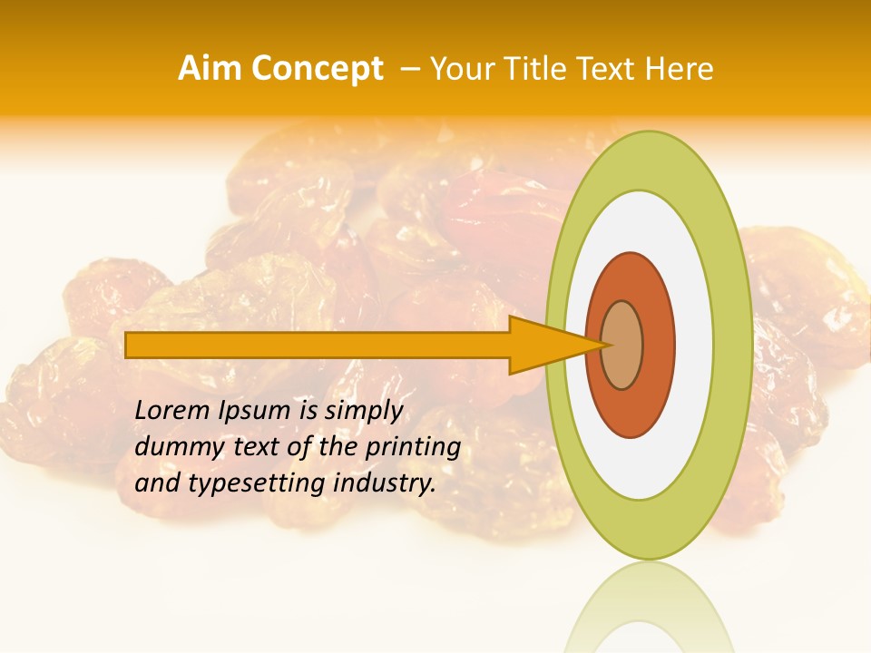 Obst Backzutaten Trockenobst PowerPoint Template