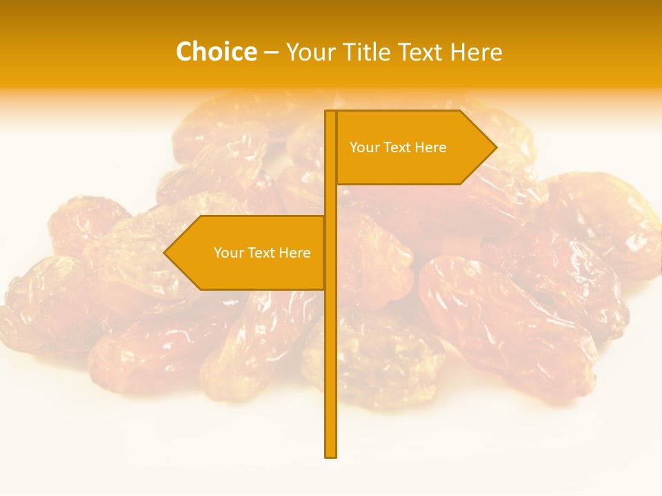 Obst Backzutaten Trockenobst PowerPoint Template