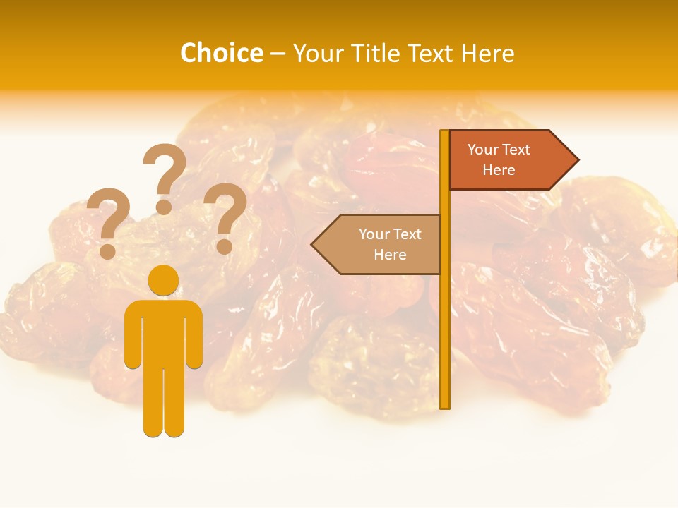 Obst Backzutaten Trockenobst PowerPoint Template