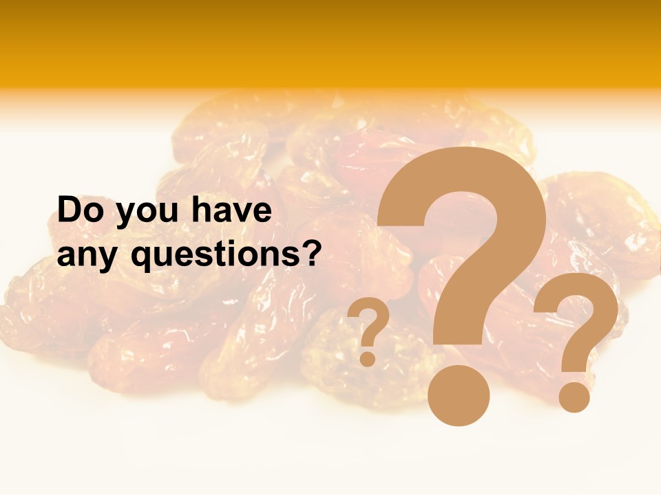 Obst Backzutaten Trockenobst PowerPoint Template