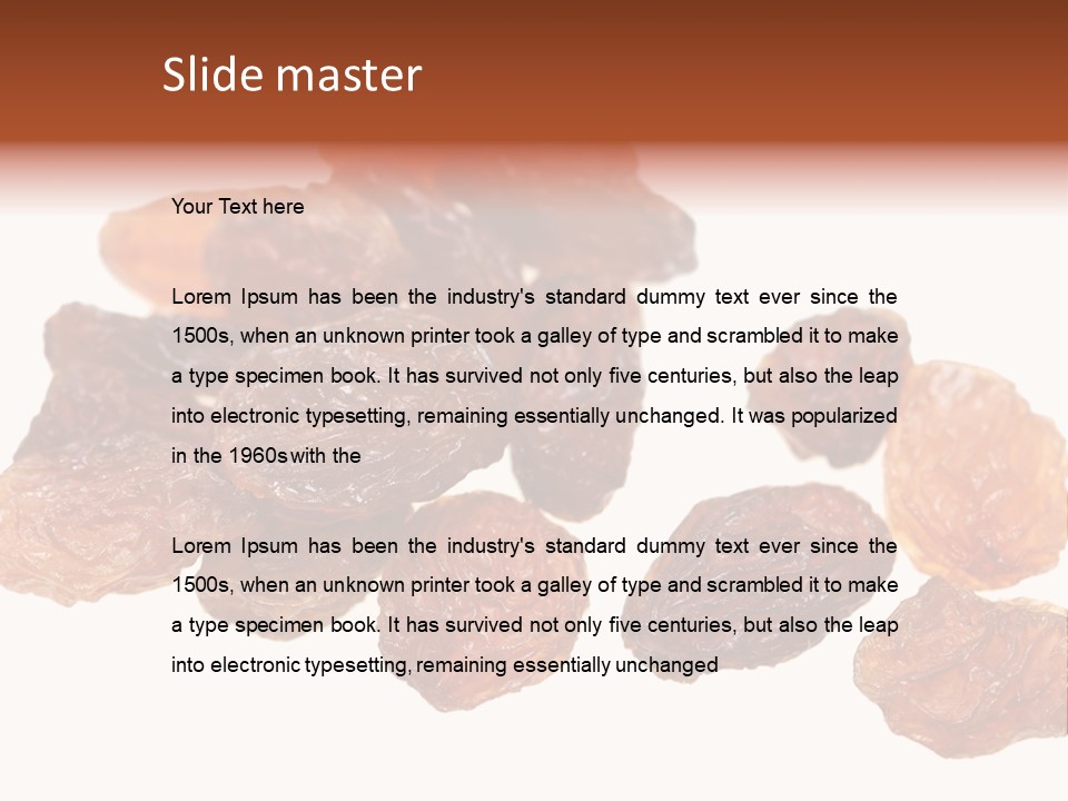 Getrocknetes Ern Getrocknet PowerPoint Template